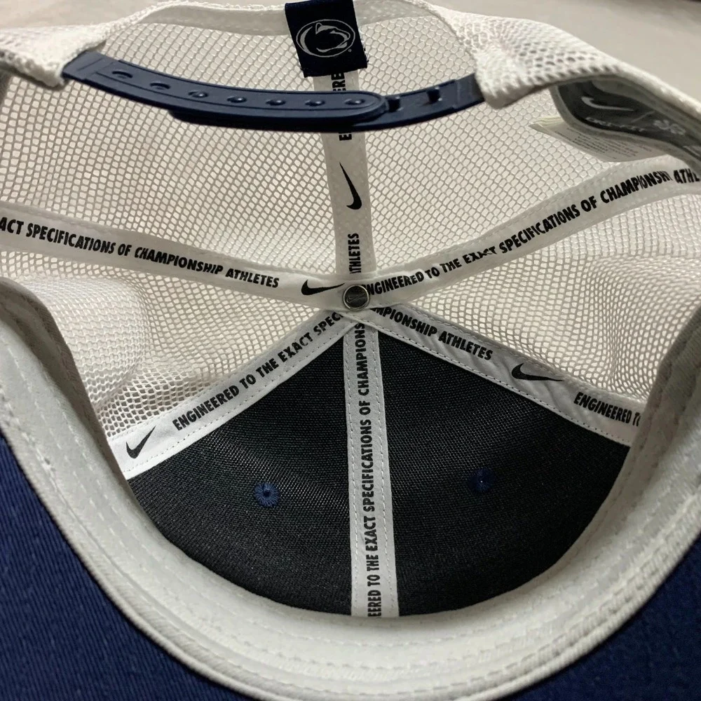 NWT Nike Engineered On Field Penn State Nittany Lions Rise Snap Back Cap M/L Hat